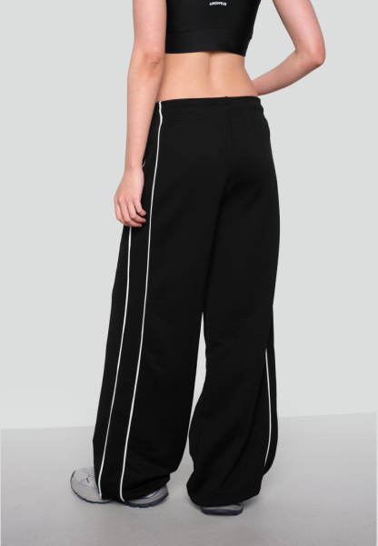 Брюки из футера «Sports club» Black